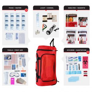 3 Person ComfortSurvival Kit (72+ Hours) SKT3-BWB
