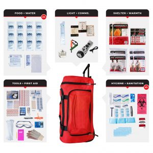 4 Person Comfort Survival Kit (72+ Hours) SKT4-BWB