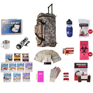 Food Storage Survival Kit FSEK||CAMO Wheel Bag