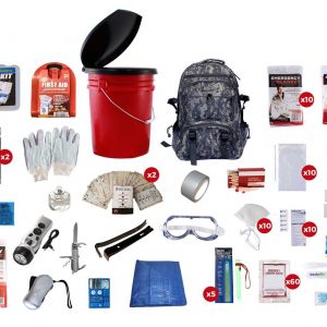 10 Person Survival Kit (72+ Hours) OKTP||CAMO Backpack