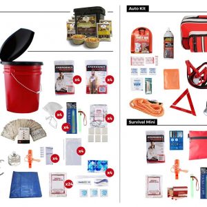 Family Preparedness Package w/ Food Storage PPK4